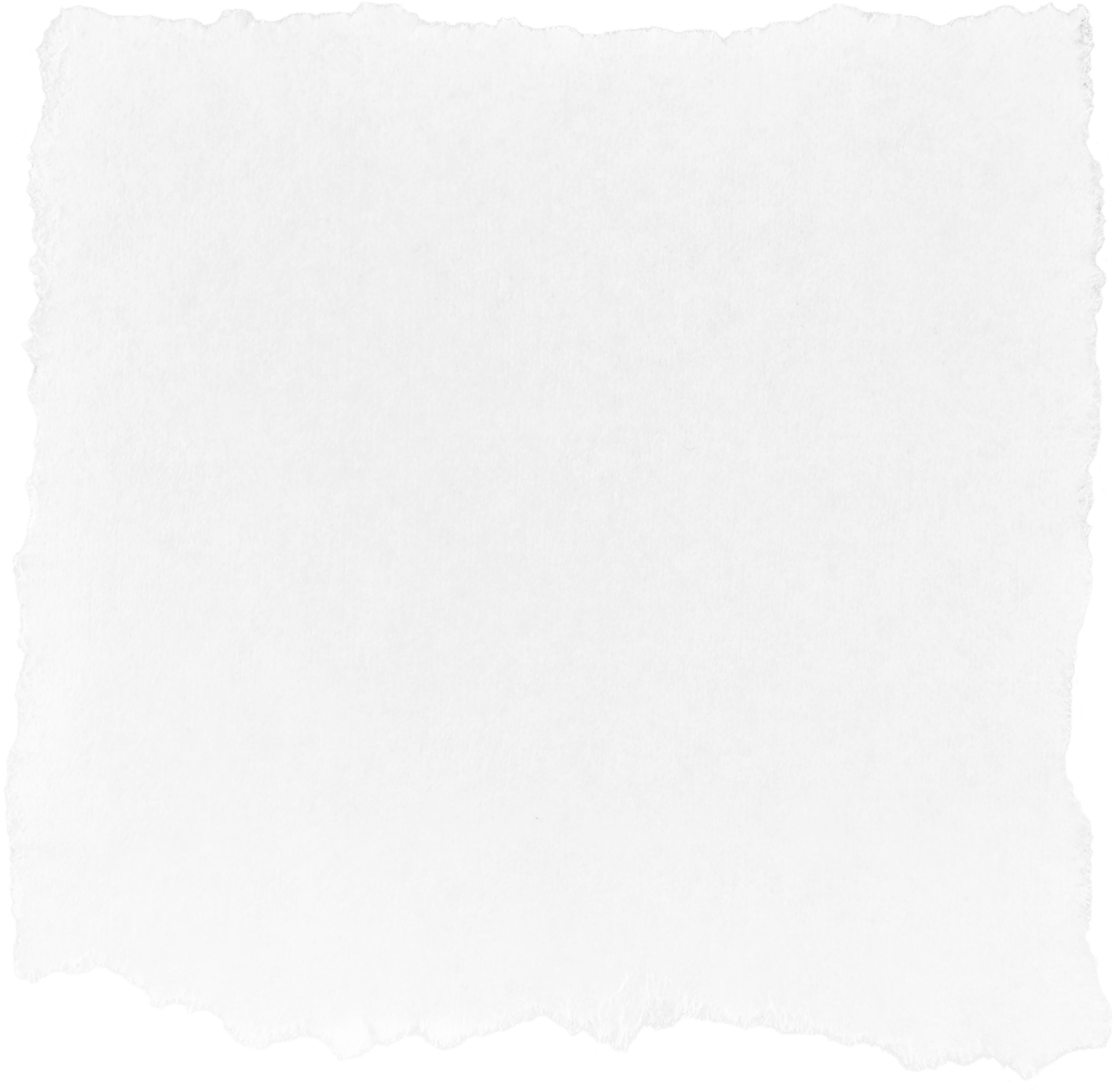 White Torn Square Paper